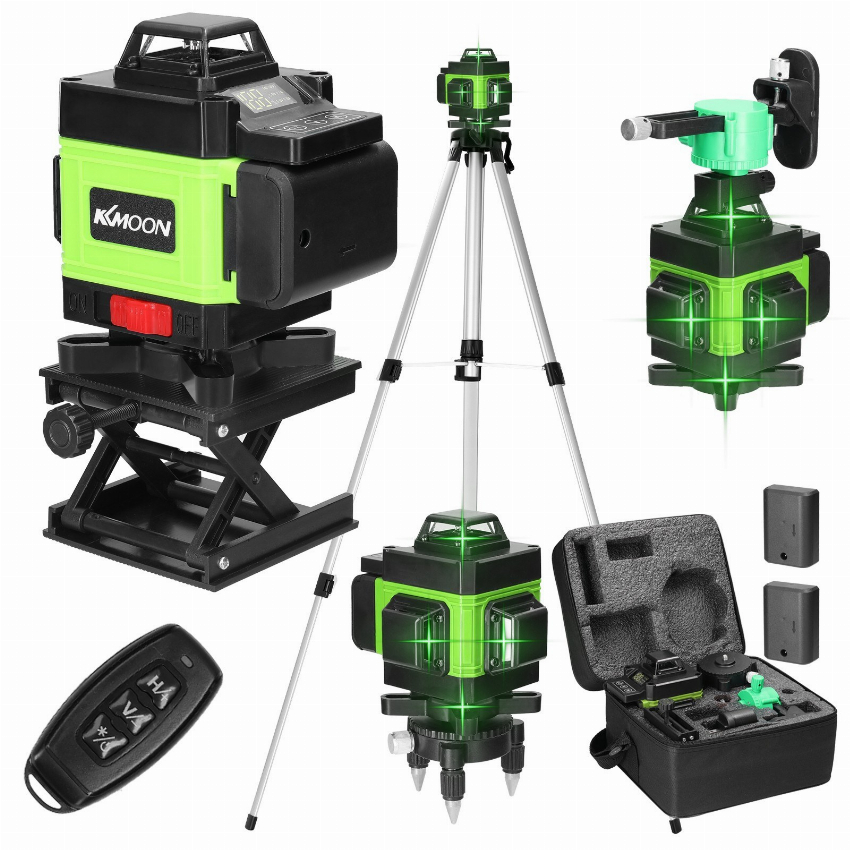 Discount code for Warehouse 54% discount KKmoon Multifunctional 4D 16 Lines Laser Level 50 68 at TOMTOP Technology Co Ltd