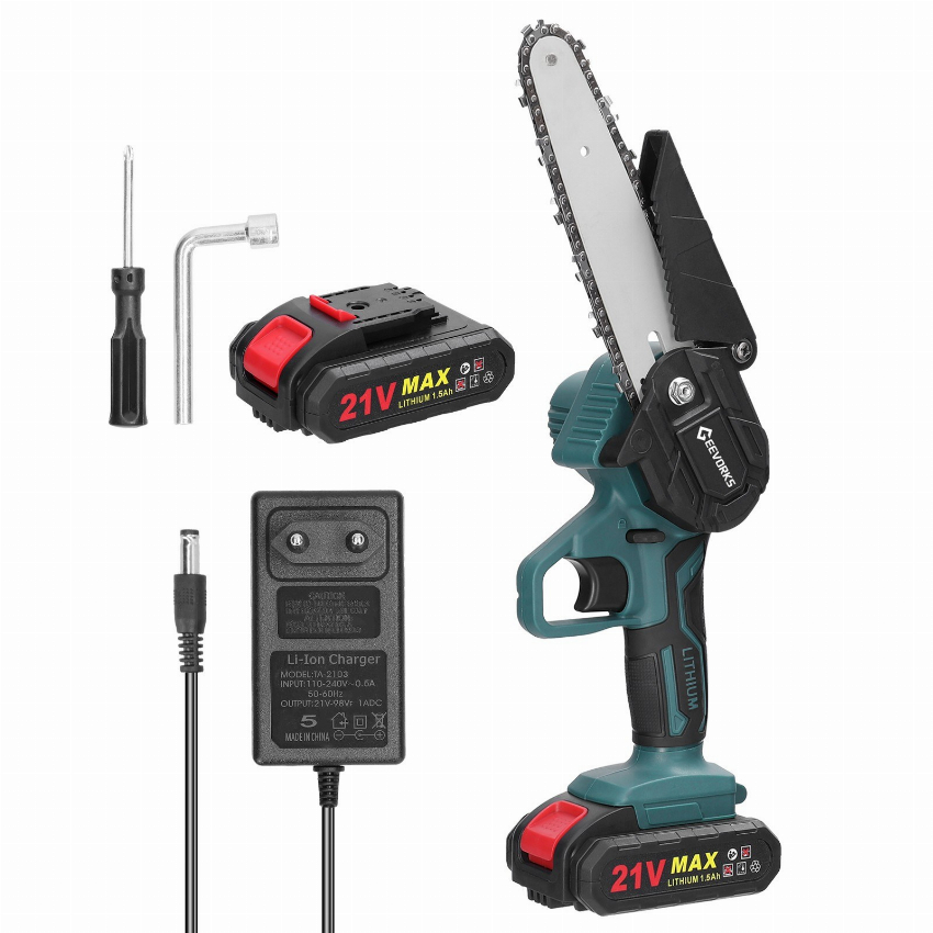 Discount code for Warehouse 55% discount 21V 6inch Portable Electric Pruning Saws Rechargeable 30 68 at TOMTOP Technology Co Ltd