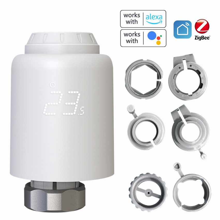 Discount code for Warehouse 59% discount Tuya Zigbee Thermostatic Radiator Valves Intelligent Wireless Mobilephone App Control 23 49 at TOMTOP Technology Co Ltd