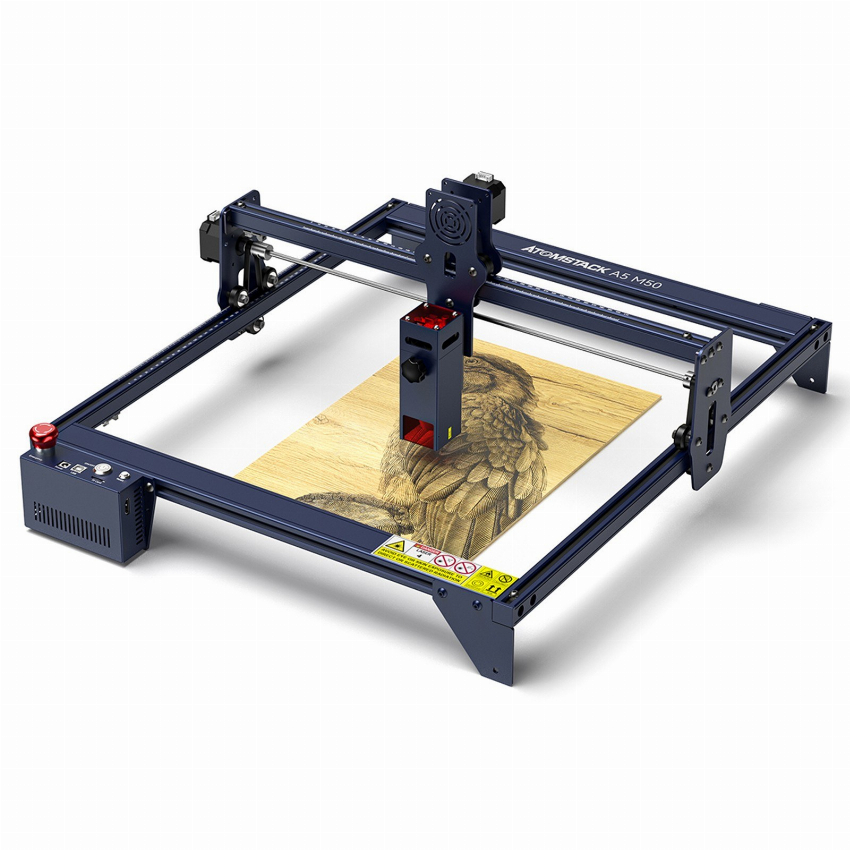 Discount code for Warehouse 59% discount OMSTACK A5 M50 Desktop DIY CNC Laser Engraving Cutting Machine 274 55 Inclusive of VAT at TOMTOP Technology Co Ltd
