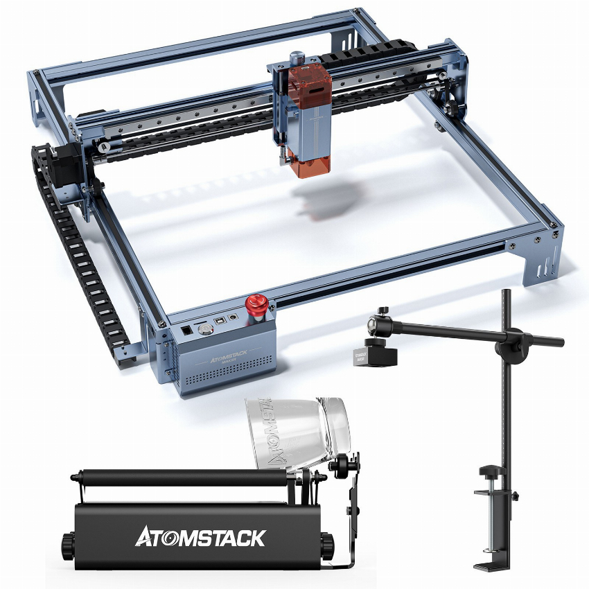 Discount code for Warehouse Atomstack Maker A10 V2 10W Laser Engraver R3 Pro Roller AC1 Camera 399 at TOMTOP Technology Co Ltd