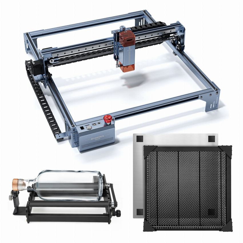 Discount code for Warehouse Atomstack Maker A10 V2 10W Laser Engraver Rotary Roller 400x400mm Honeycomb Working Table 279 at TOMTOP Technology Co Ltd