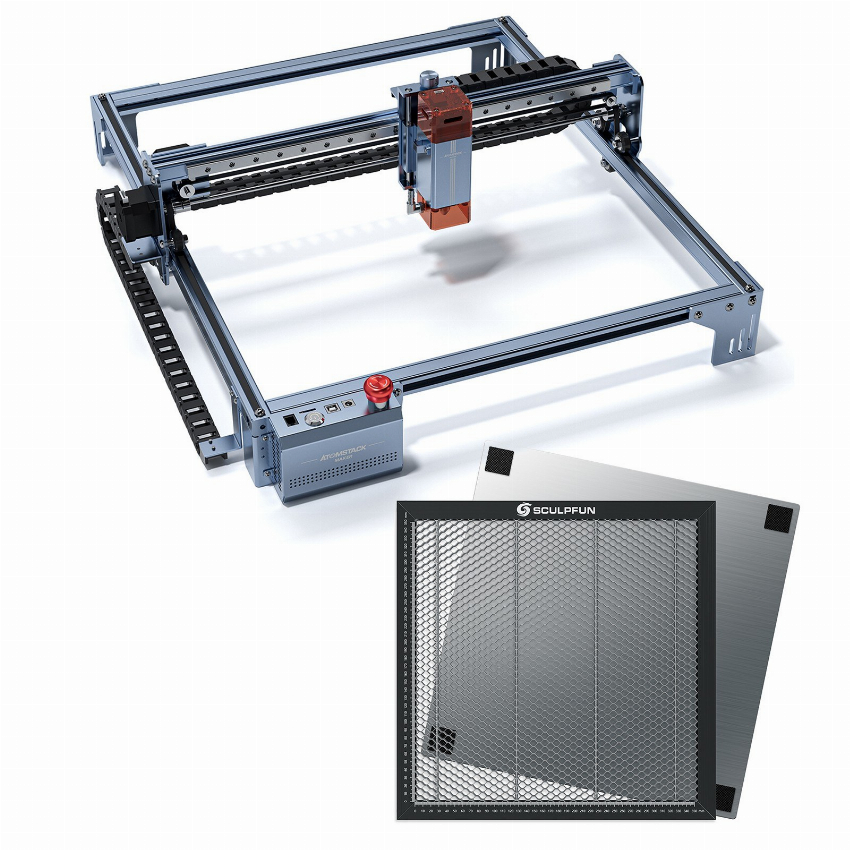Discount code for Warehouse Atomstack Maker A10 V2 10W Laser Engraver with 400x400mm Laser Cutting Honeycomb Working Tablep 299 at TOMTOP Technology Co Ltd