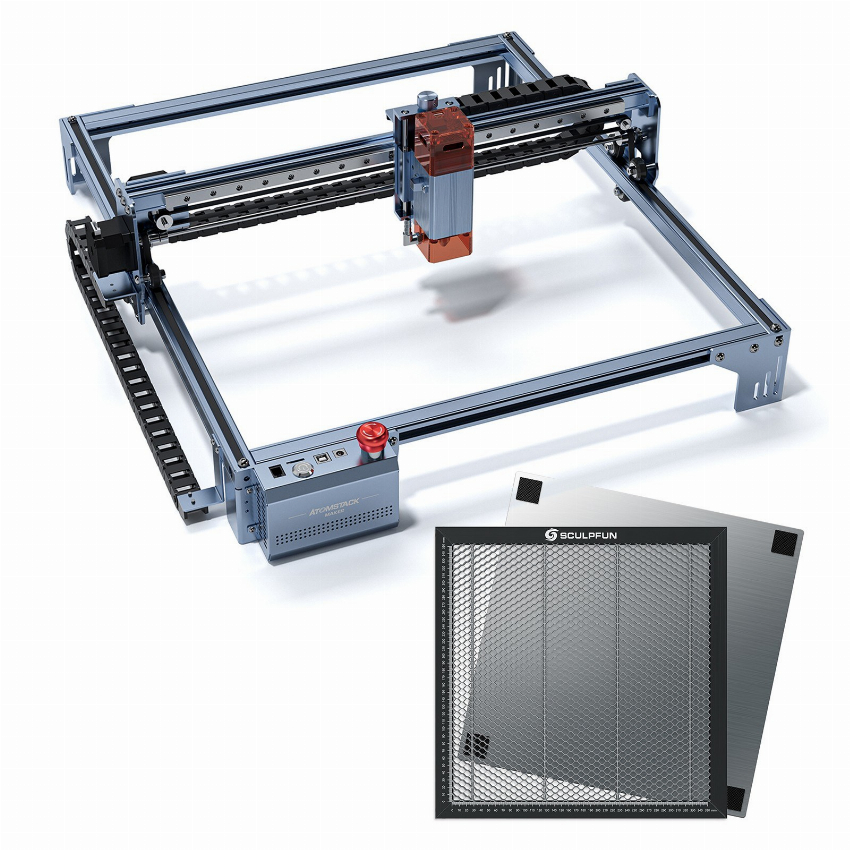 Discount code for Warehouse Atomstack Maker A5 V2 6W Laser Engraver with 400x400mm Laser Cutting Honeycomb Working Table 205 at TOMTOP Technology Co Ltd