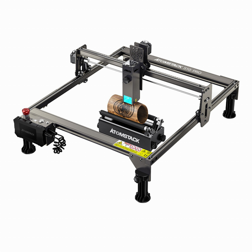 Discount code for Warehouse OMSTACK S10 Pro 10W Laser Engraver with R3 Roller Kit 329 at TOMTOP Technology Co Ltd