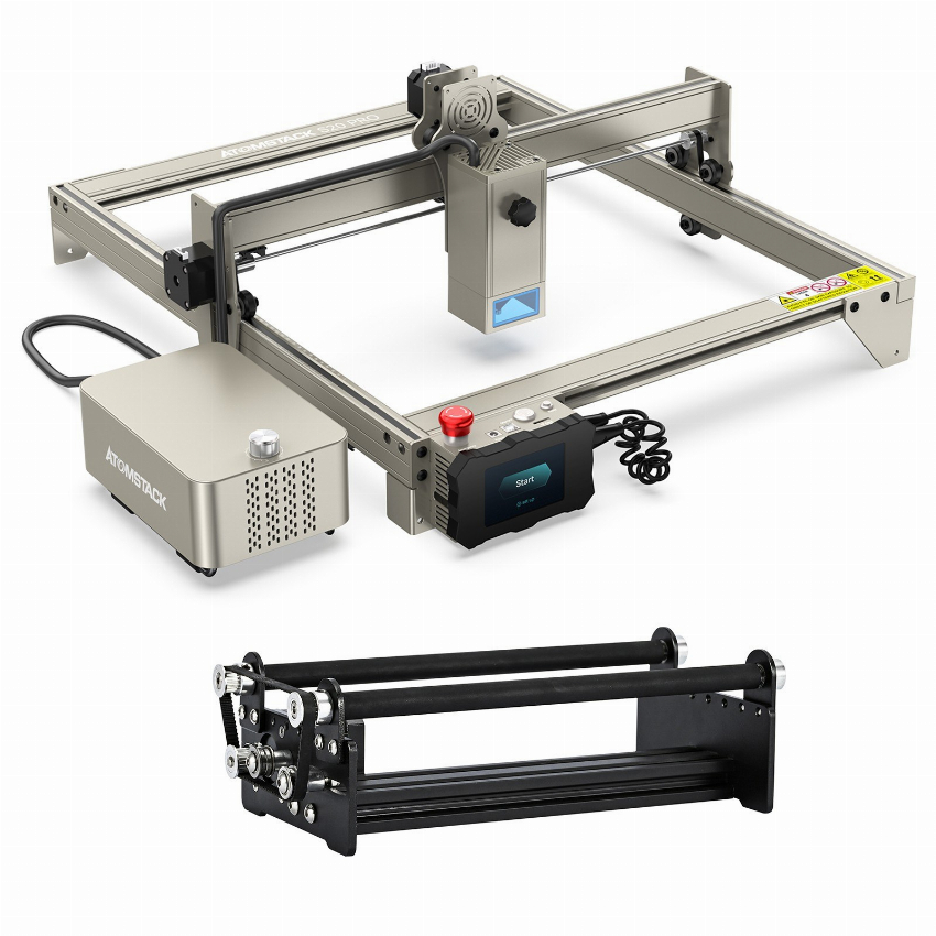 Discount code for Warehouse OMSTACK S20 Pro 20W Laser Engraving Cutting Machine Rotary Roller Air Assist Accessory 565 at TOMTOP Technology Co Ltd