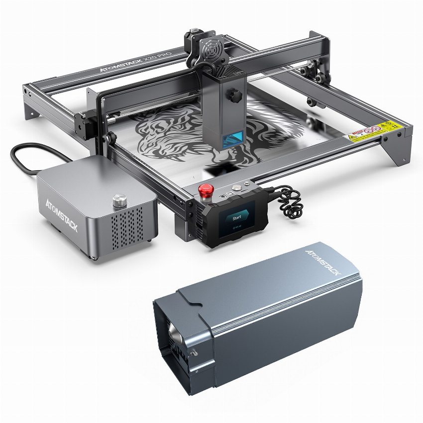 Discount code for Warehouse OMSTACK X20 Pro 20W Laser Engraver with Air-assist System and R30 Infrared Laser Module 745 at TOMTOP Technology Co Ltd