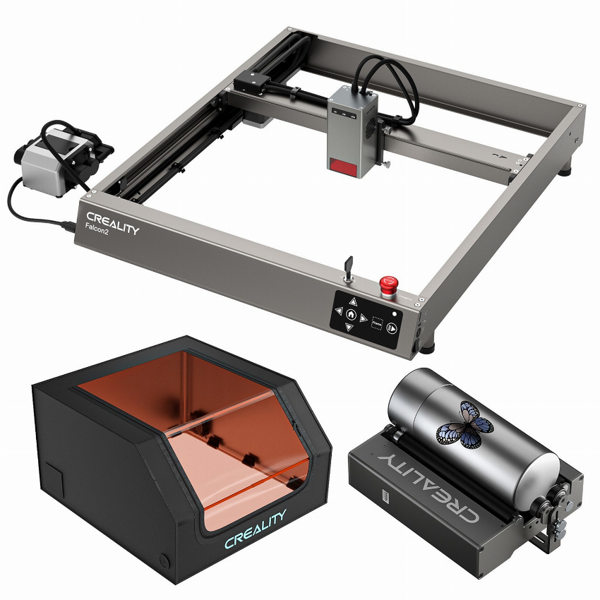 Discount code for Warehouse Creality Falcon2 22W Laser Engraver with Rotary Roller and 700x720x400mm Protective Box 689 at TOMTOP Technology Co Ltd