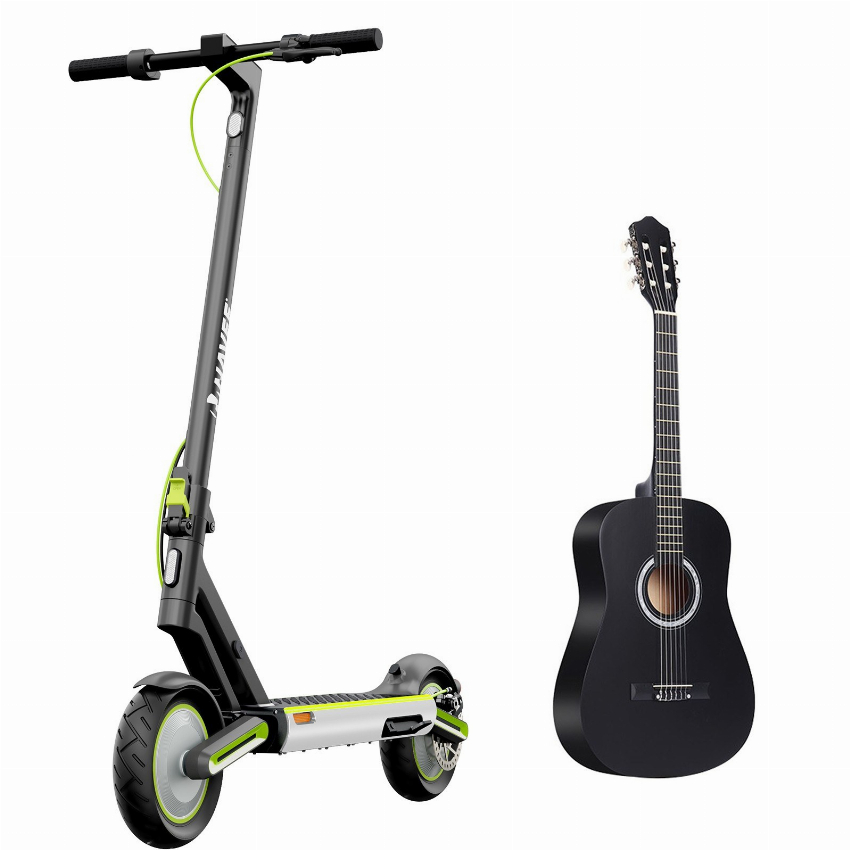 Discount code for Warehouse NAVEE S65 500W Geared Motor Electric Scooter with Free 38-inch Classic Acoustic Guitar 729 at TOMTOP Technology Co Ltd