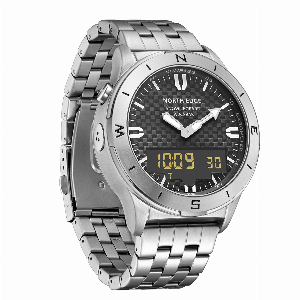 Discount code for NORTH EDGE Stainless Steel Wrist Watch Outdoor Sports Digital Watch 49 99 Inclusive of VAT at TOMTOP Technology Co Ltd