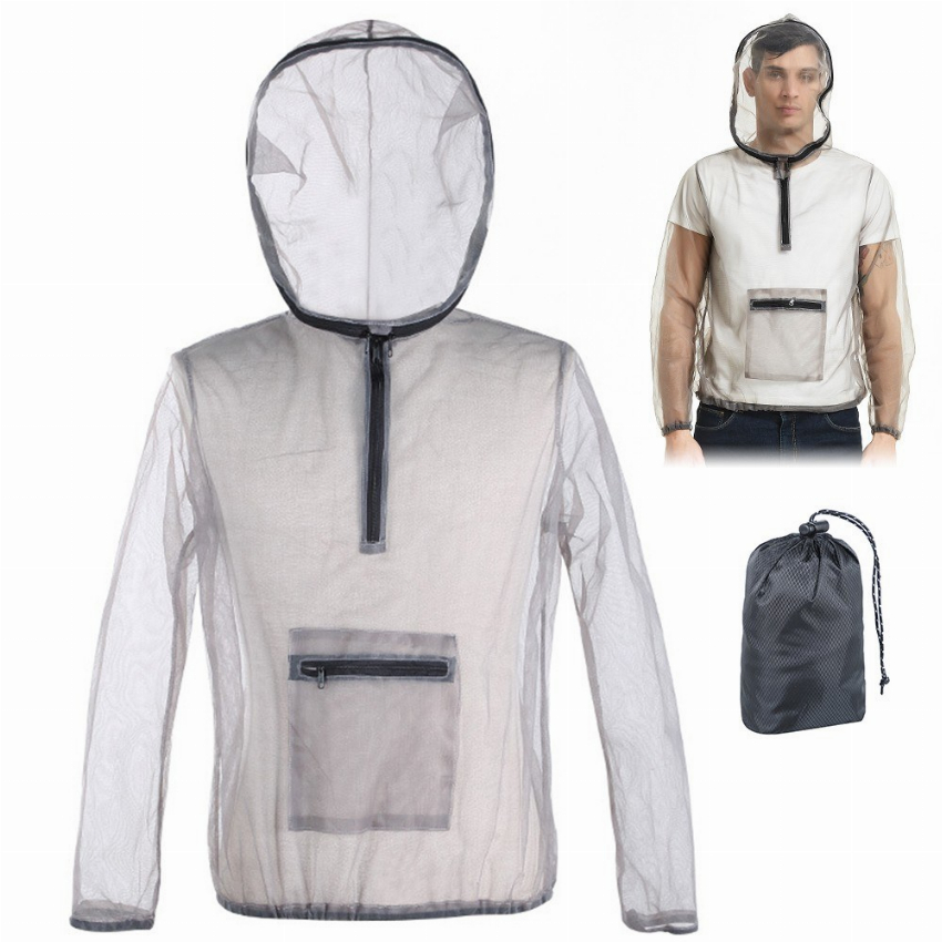 Discount code for Outdoor Ultralight Mesh Hooded Bug Jacket 11 81 Inclusive of VAT at TOMTOP Technology Co Ltd