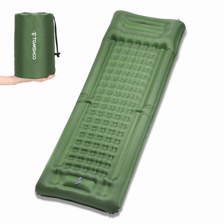 Discount code for TOMSHOO Inflatable 4 Inch Sleeping Pad Mat 34 39 Inclusive of VAT at TOMTOP Technology Co Ltd