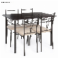 Discount code for Warehouse 53% discount iKayaa 5PCS Modern Metal Frame Dining Kitchen Table Chairs Set 99 99 at TOMTOP Technology Co Ltd