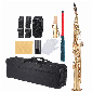 Discount code for Warehouse Brass Straight Soprano Sax Saxophone 179 99 Inclusive of VAT at TOMTOP Technology Co Ltd