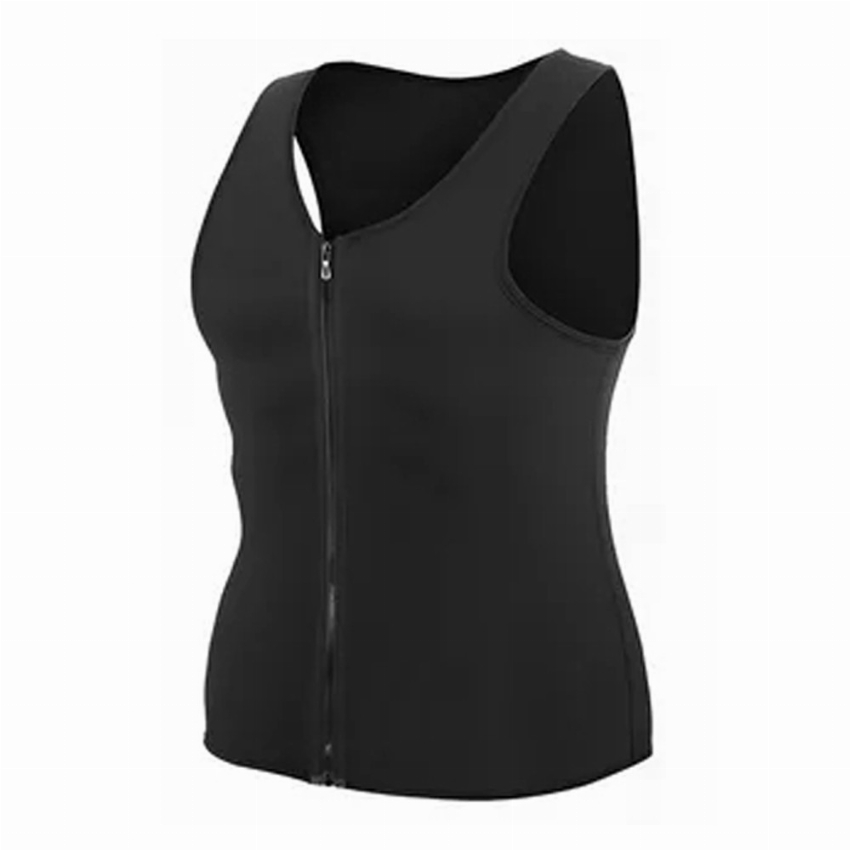Discount code for Waist Trainer Vest for Men Undershirts Body Shaper Slimming Shirt 11 81 Inclusive of VAT at TOMTOP Technology Co Ltd