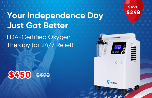 Discount code for Independence Day Sale Serene 5 SAVE 249 450 at TTLife Oxygen Concentrator