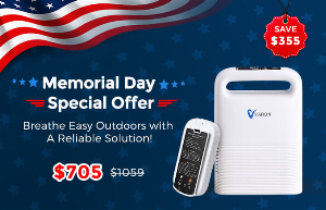 Discount code for Memorial Day Offer NT-02 8cell battery Save 355 704 at TTLife Oxygen Concentrator