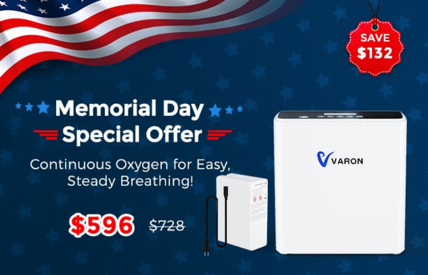 Discount code for Memorial Day Offer NT-06 8cell battery Save 132 596 at TTLife Oxygen Concentrator