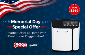 Discount code for Memorial Day Offer NT-09 Save 269 220 at TTLife Oxygen Concentrator