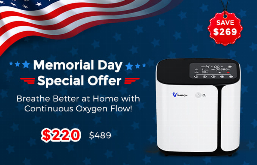 Discount code for Memorial Day Offer NT-09 Save 269 220 at TTLife Oxygen Concentrator