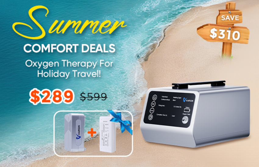 Discount code for Summer Mega Sale Travel VT-1 Free Battery Adapter 289 at TTLife Oxygen Concentrator