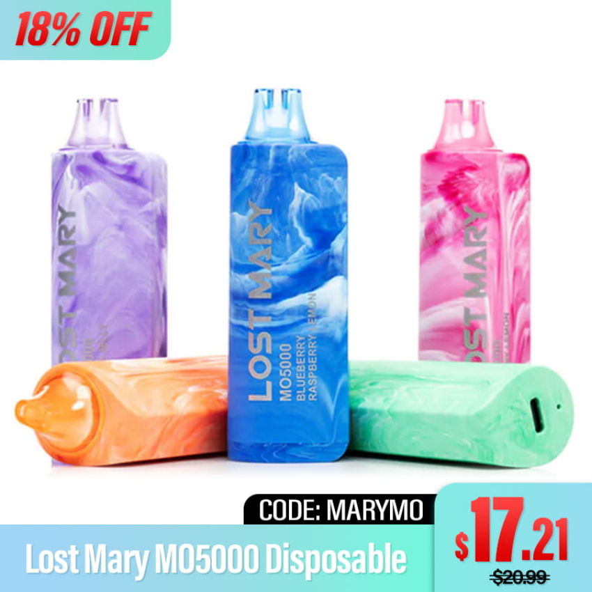 Discount code for 18% discount 17 21 for Lost Mary MO5000 at joyetech us