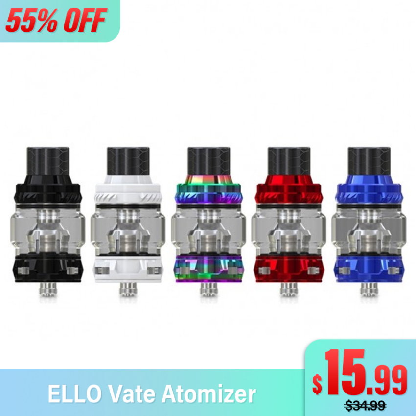 Discount code for 52% discount for ELLO Duro Atomizer at eleafus
