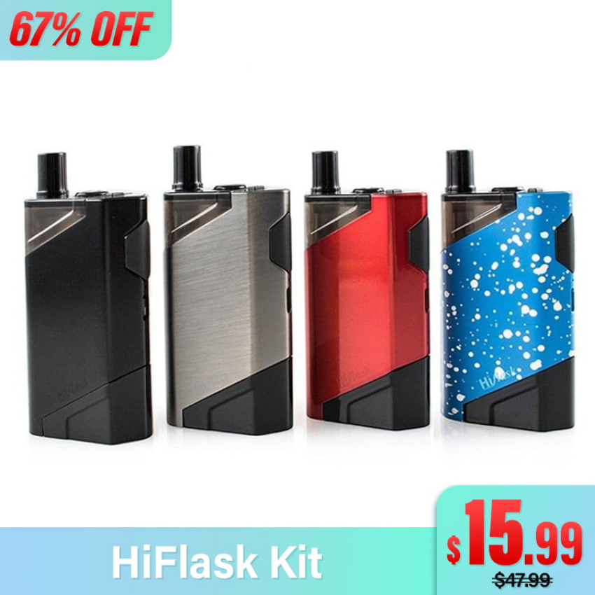 Discount code for 67% discount HiFlask Kit at eleafus