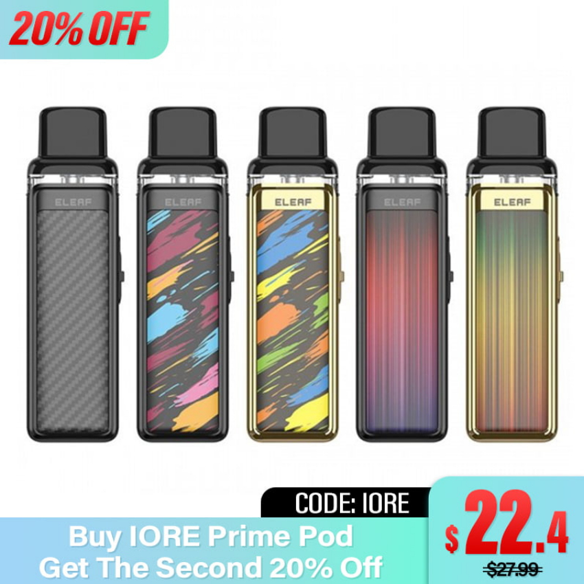 Discount code for Buy Prime Pod Get The Second 20% discount at Joyetech Eleaf A