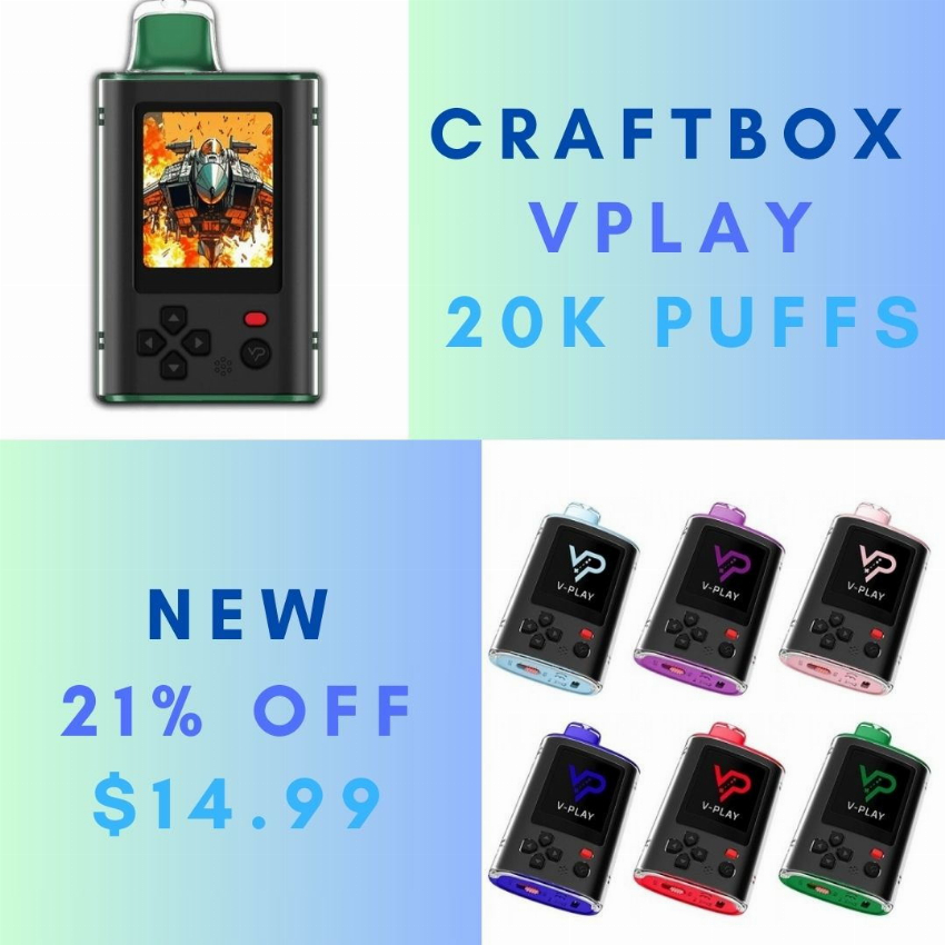 Discount code for Craftbox VPLAY 21% discount at Vape Near A
