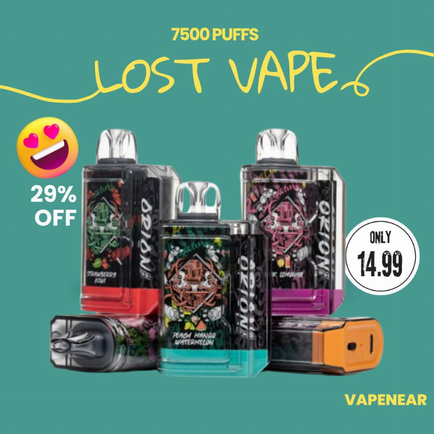 Discount code for Lost vape 7500 Puffs 29% discount at Vape Near A