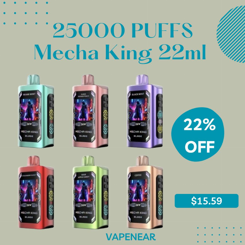 Discount code for Mecha King 22% discount at Vape Near A