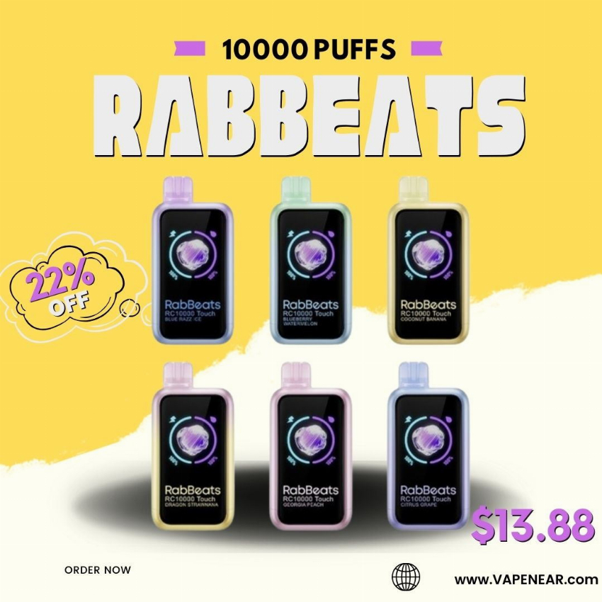 Discount code for Rabbeats 10000 Puffs 22% discount at Vape Near A