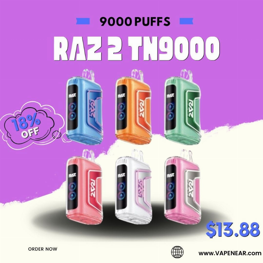 Discount code for RAZ 2 TN9000 18% discount at Vape Near A