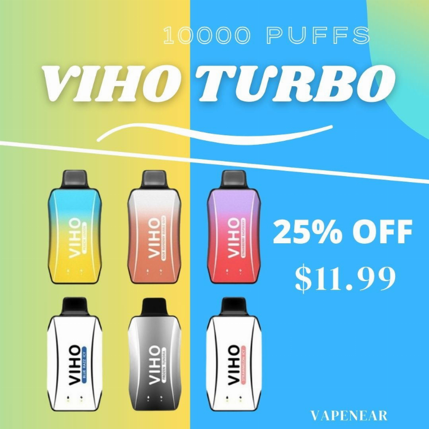 Discount code for VIHO TURBO 25% discount at Vape Near A