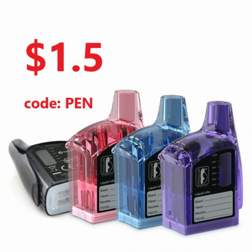 Discount code for 70% discount 1 5 for OPACK Penguin Cartridge at joyetech us