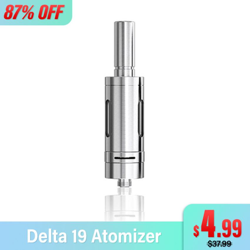Discount code for 87% discount Delta 19 Atomizer only 4 99 at joyetech us