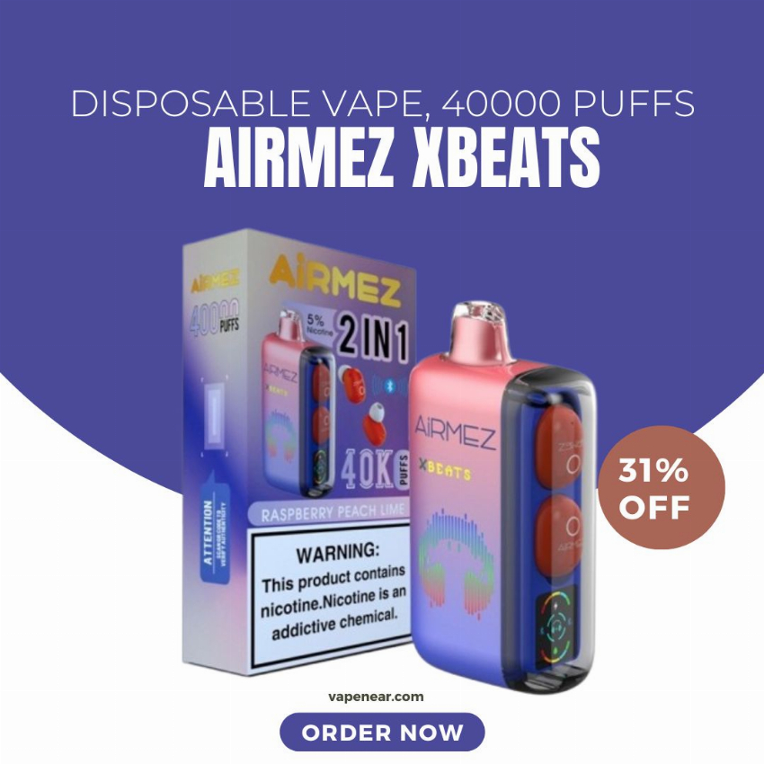 Discount code for AiRMEZ Xbeats 40000 Puffs Disposable Vape 31% discount at vapenear