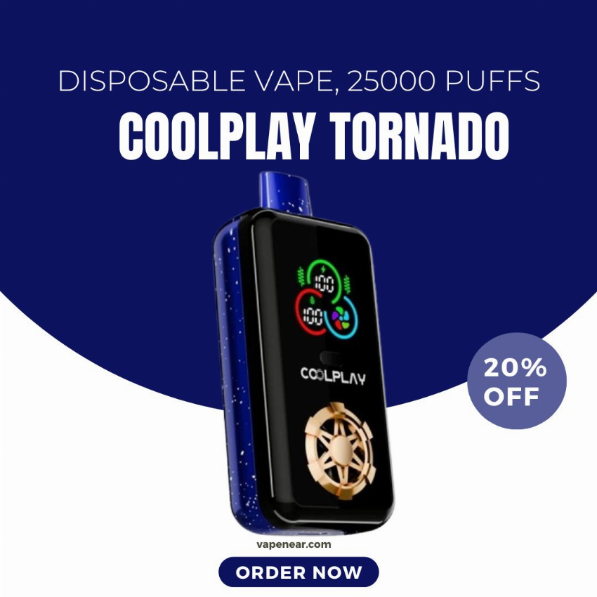 Discount code for Coolplay Tornado 25K Disposable Vape 20% discount at vapenear