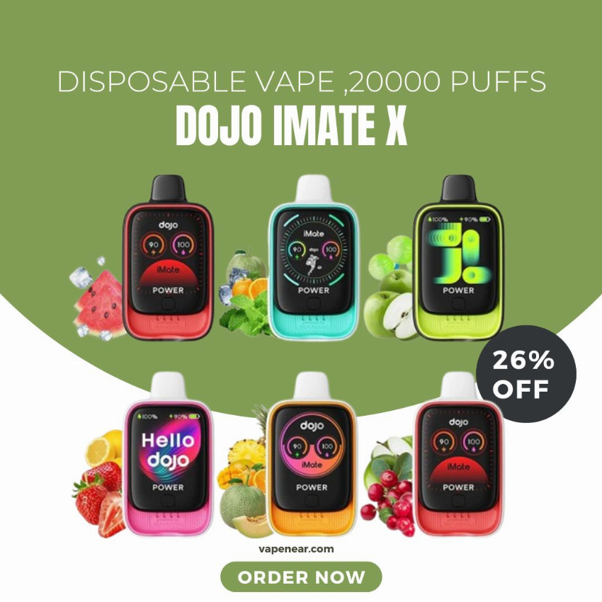 Discount code for Dojo iMate X 20K 20000 Puffs Disposable Vape by Vaporesso -26% discount at vapenear