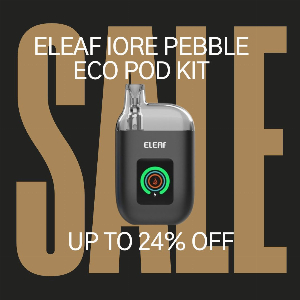 Discount code for Eleaf IORE Pebble ECO Pod System Kit 1100mAh 2024 New 24% discount at vapenear