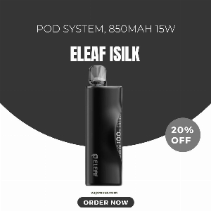 Discount code for Eleaf iSilk Pod System 20% discount at vapenear