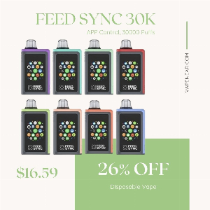 Discount code for Feed Sync 30K Disposable Vape 26% discount at vapenear