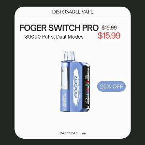 Discount code for Foger Switch Pro 30000 Puffs Disposable Vape 20% discount at vapenear
