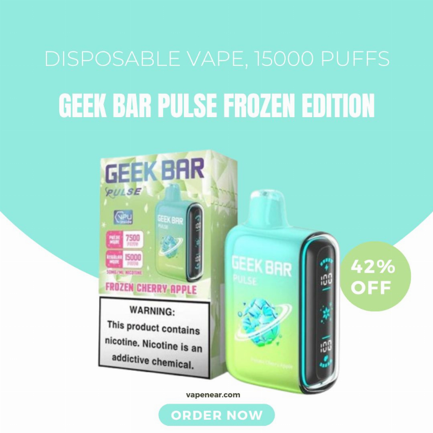 Discount code for Geek Bar Pulse 15000 Frozen Edition 42% discount at vapenear