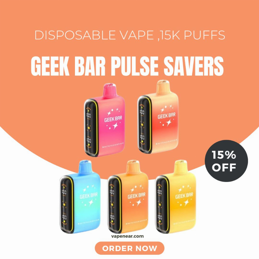Discount code for Geek Bar Pulse 15000 Savers Edition Disposable Vape-15% discount at vapenear