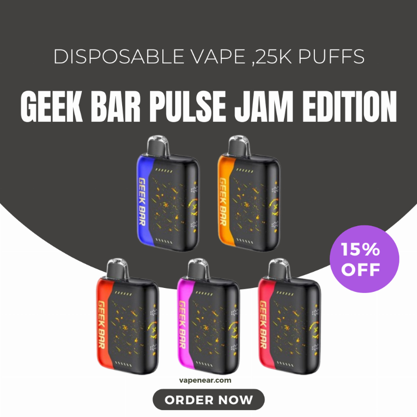 Discount code for Geek Bar Pulse X 25K Jam Edition Disposable Vape-15% discount at vapenear