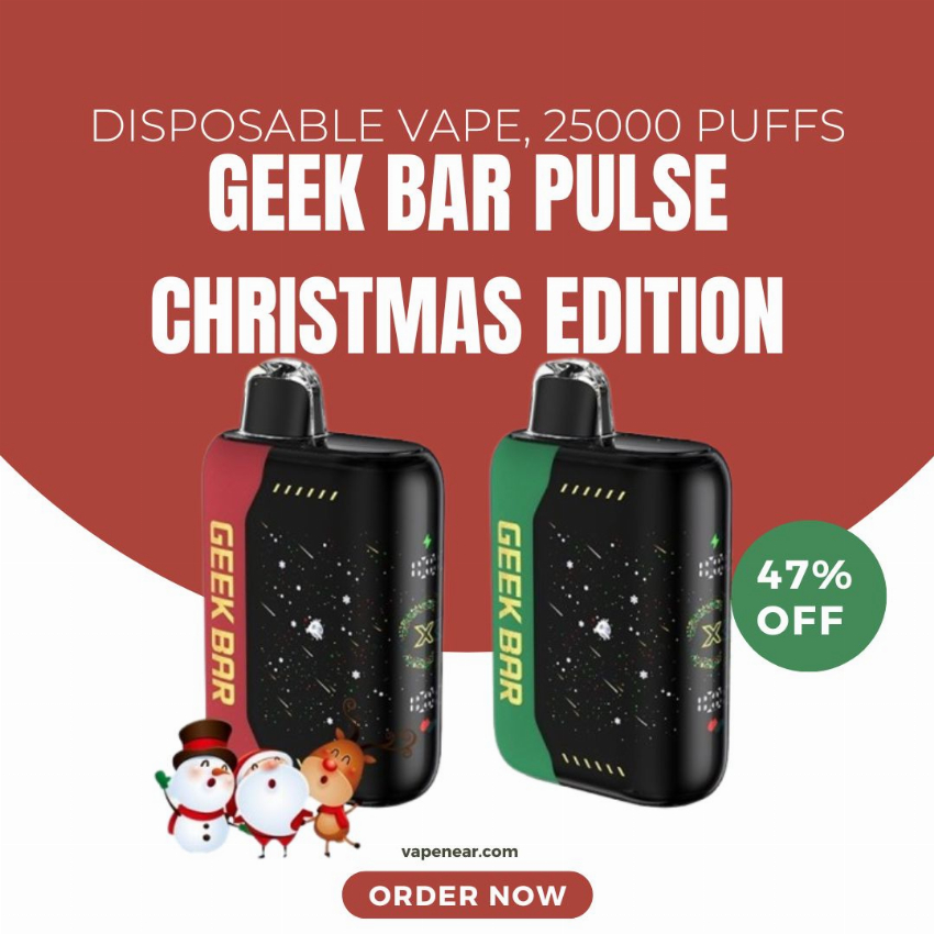 Discount code for Geek Bar Pulse X Christmas Edition Disposable 47% discount at vapenear