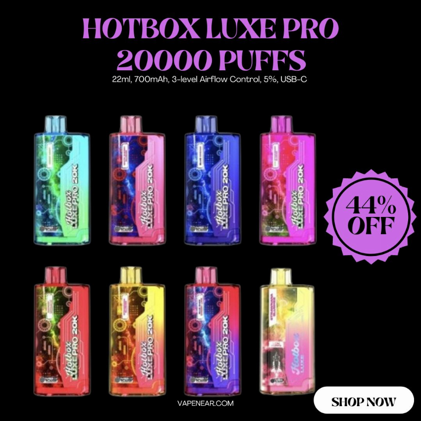 Discount code for Hotbox Luxe Pro 20K 44% discount at vapenear