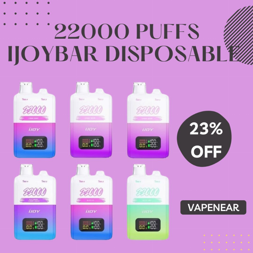 Discount code for IJOY BAR 22000 PUFFS 23% discount at vapenear